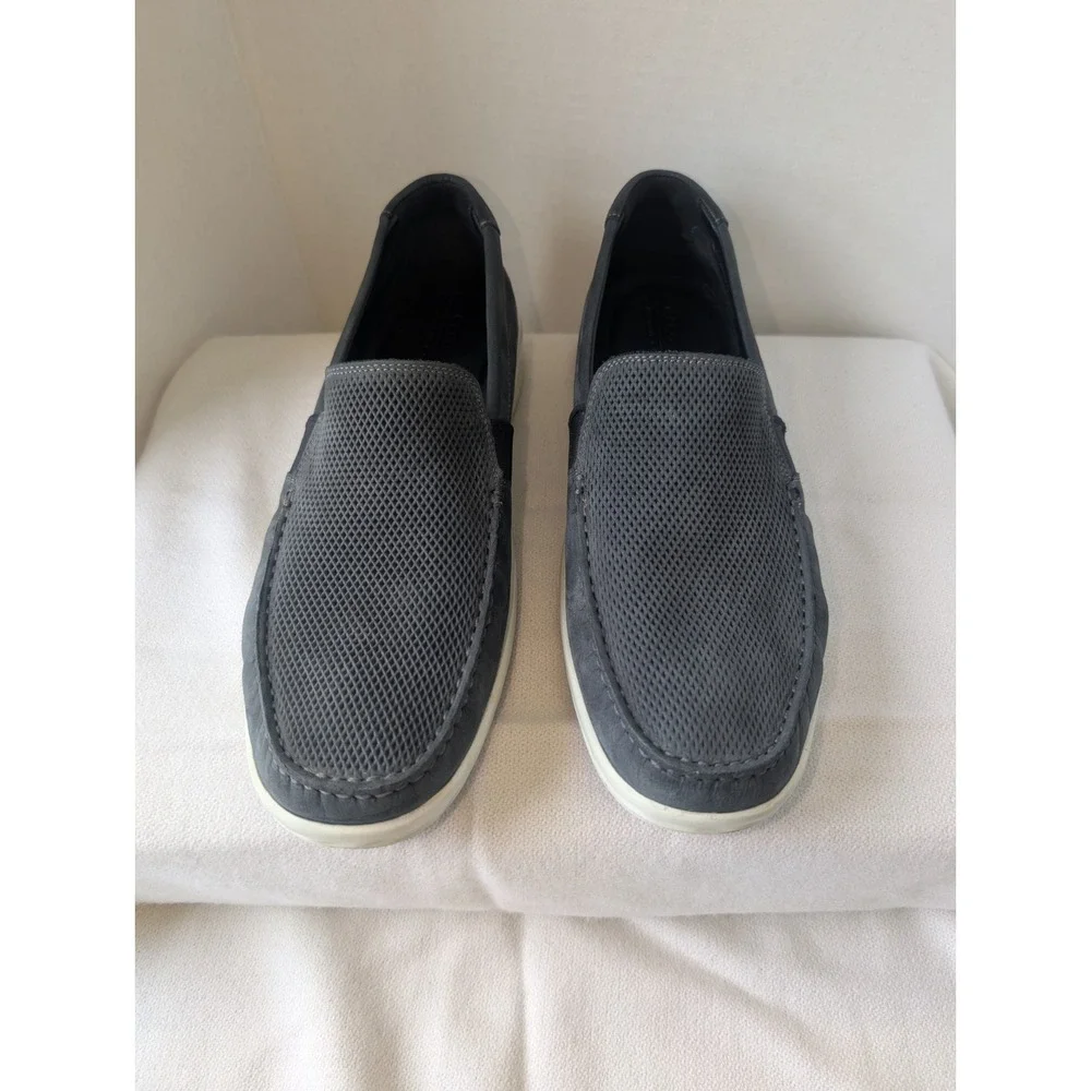 ECCO S-LITE 9.5 Black Diamond Nubuck Moc Loafers